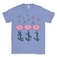 Colony Blue faith hope love Classic Tee - MaliasSmallBusiness