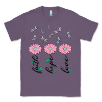 Lavender faith hope love Classic Tee - MaliasSmallBusiness