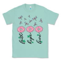 Seafoam faith hope love Classic Tee - MaliasSmallBusiness