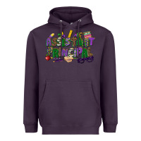 Plum assistant principal mardi gras Heavyweight Hoodie - CowGirlArtShop