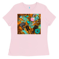 Bubblegum Pink hair tech Ladies Tee - AdoDesignShop