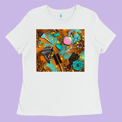Hair Tech Ladies Tee Designed By Adodesignshop