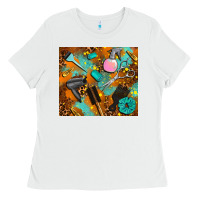 White hair tech Ladies Tee - AdoDesignShop