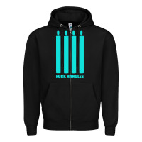 Black fork handles Zipper Hoodie - Bettercallsaul