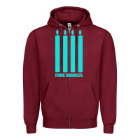 Burgundy fork handles Zipper Hoodie - Bettercallsaul