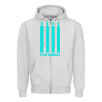Dove Grey fork handles Zipper Hoodie - Bettercallsaul