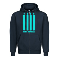 Navy fork handles Zipper Hoodie - Bettercallsaul