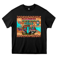 Black camping vibes Heavy Core Tee - JahusDesignShop