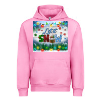 Fuchsia Pink let it snow tumbler Urban Hoodie - BundleAndBundleShop
