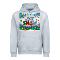 Heather Grey let it snow tumbler Urban Hoodie - BundleAndBundleShop