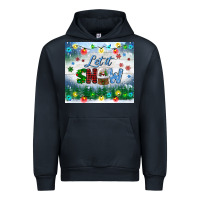Navy let it snow tumbler Urban Hoodie - BundleAndBundleShop