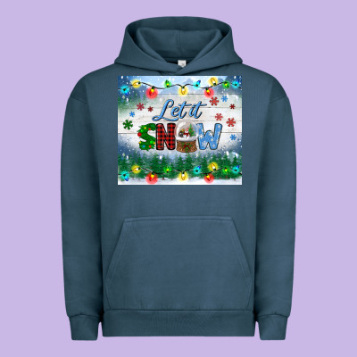 Let It Snow Tumbler Urban Hoodie Designed By Bundleandbundleshop
