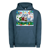 Pigment Midnight Navy let it snow tumbler Urban Hoodie - BundleAndBundleShop