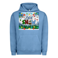 Pigment Pebble Blue let it snow tumbler Urban Hoodie - BundleAndBundleShop