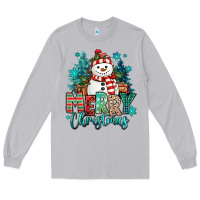 Moon Dust merry christmas snowman Long Sleeve Tee - MaliasSmallBusiness