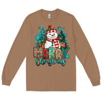 Toasted Coconut merry christmas snowman Long Sleeve Tee - MaliasSmallBusiness
