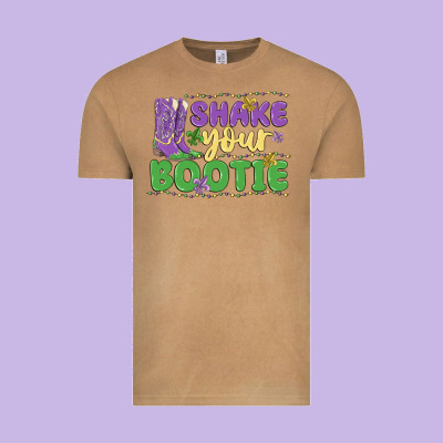 Shake Your Bootie Vintage Tee Designed By Maliassmallbusiness