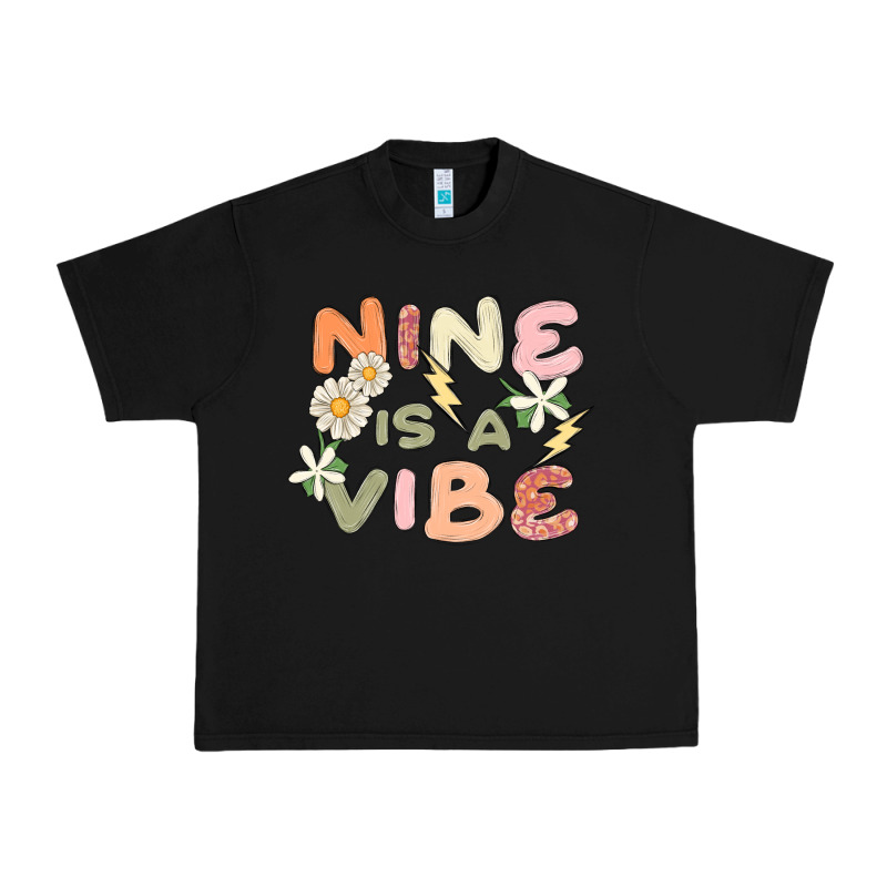 Nine Is A Vibe Urban Heavy Tee by MaliasSmallBusiness | Teevron