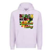 Lilac black history is american history Premium Hoodie - CowGirlArtShop