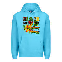 Ocean Blue black history is american history Premium Hoodie - CowGirlArtShop