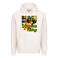 Pale Pink black history is american history Premium Hoodie - CowGirlArtShop