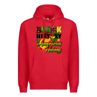 Red black history is american history Premium Hoodie - CowGirlArtShop