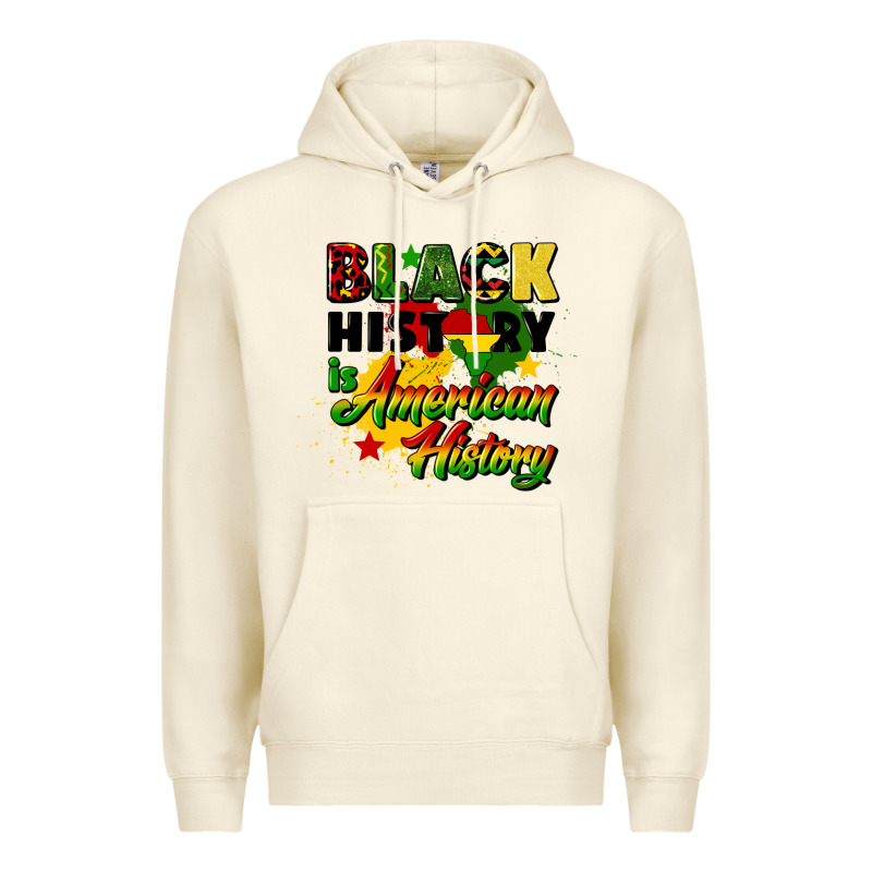 Black History Is American History Premium Hoodie by CowGirlArtShop | Teevron