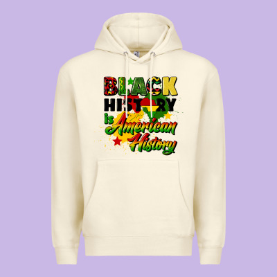 Black History Is American History Premium Hoodie Designed By Cowgirlartshop
