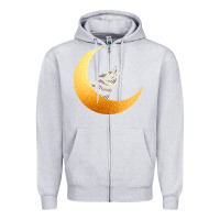 Heather Grey Howling Wolf Zipper Hoodie - Bettercallsaul