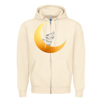 Sandshell Howling Wolf Zipper Hoodie - Bettercallsaul