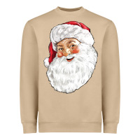 Mushroom Santa Heavyweight Sweatshirt - NancyCooperArtShop