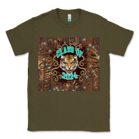 Army Green class of 2024 tiger Classic Tee - NancyCooperArtShop