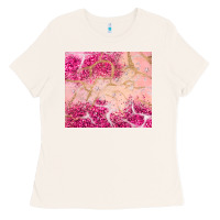 Bone pink glitter Ladies Tee - JahusDesignShop