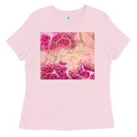 Bubblegum Pink pink glitter Ladies Tee - JahusDesignShop