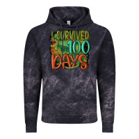 Cloud Black i survived 100 days Vintage Hoodie - MaliasSmallBusiness