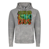 Cloud Rock i survived 100 days Vintage Hoodie - MaliasSmallBusiness