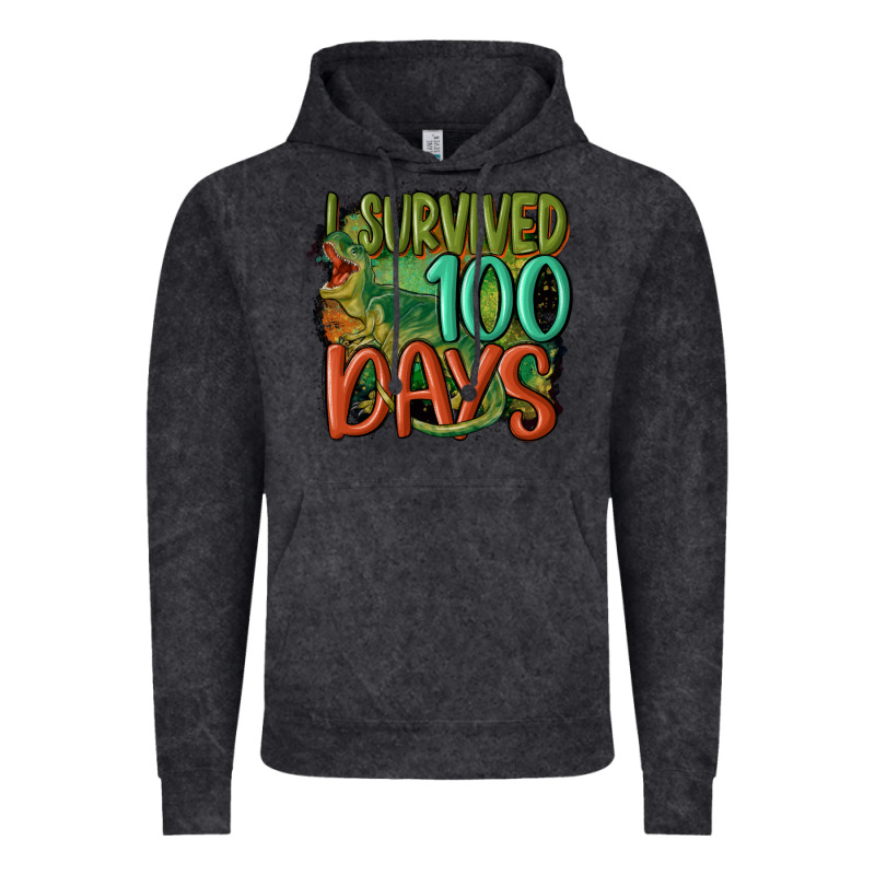 I Survived 100 Days Vintage Hoodie by MaliasSmallBusiness | Teevron