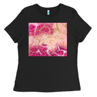 Black pink glitter Ladies Tee - JahusDesignShop