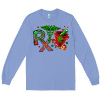 Colony Blue rx christmas pharmacy Long Sleeve Tee - MaliasSmallBusiness