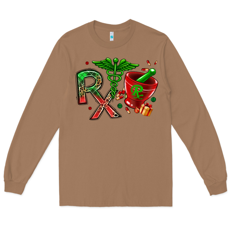 Rx Christmas Pharmacy Long Sleeve Tee by MaliasSmallBusiness | Teevron