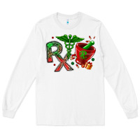White rx christmas pharmacy Long Sleeve Tee - MaliasSmallBusiness