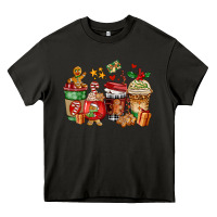 Asphalt christmas cookie coffee cups Heavy Core Tee - AdoDesignShop