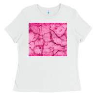 White pink glitter Ladies Tee - JahusDesignShop