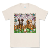 Natural Easter Dog Classic Tee - CowhideDigitalArt
