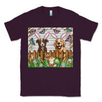 Plum Easter Dog Classic Tee - CowhideDigitalArt