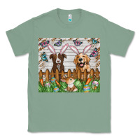 Sage Easter Dog Classic Tee - CowhideDigitalArt
