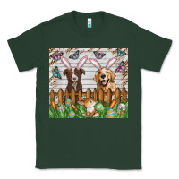 Sports Green Easter Dog Classic Tee - CowhideDigitalArt