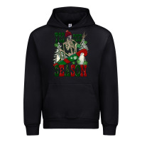 Black tis the season skeleton snowboard Urban Hoodie - FaDigitalArtStudio