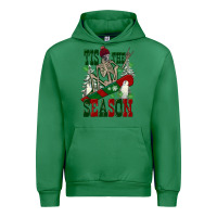 Emerald tis the season skeleton snowboard Urban Hoodie - FaDigitalArtStudio