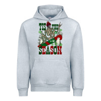 Heather Grey tis the season skeleton snowboard Urban Hoodie - FaDigitalArtStudio